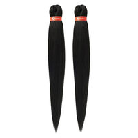 Cheveux à tresser pré-etirés 2 x 46" 1B