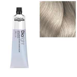 Coloration ton sur ton Dia light Hyaluronic 10.18 milkshake cendr&eacute; moka