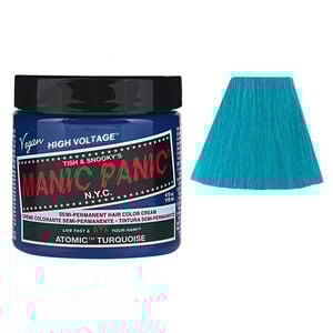 Coloration semi-permanente Manic Panic atomic turquoise,  Coloration semi-permanente Manic Panic atomic turquoise