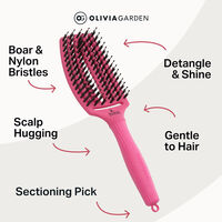 Brosse d&eacute;m&ecirc;lante &eacute;dition limit&eacute;e octobre rose pink ink