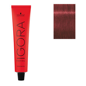 Coloration permanente Igora Royal 6-88 blond fonc&eacute; rouge extra
