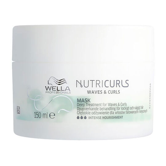 Soin profond pour cheveux ondulés et bouclés Nutricurls 150ml,  Soin profond pour cheveux ondulés et bouclés Nutricurls 150ml