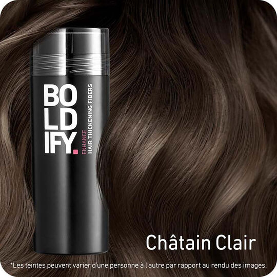 Fibres densifiantes pour cheveux châtain clair,  Fibres densifiantes pour cheveux châtain clair