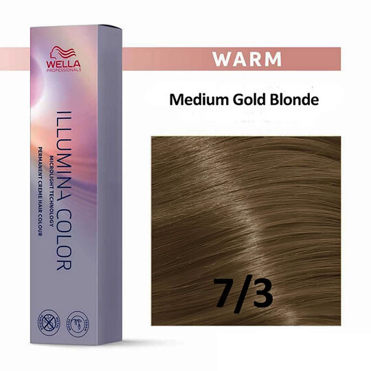 Illumina color 7/3 blond dor&eacute;