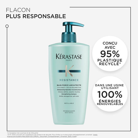 Bain Force Architecte Résistance 500 ml rechargeable