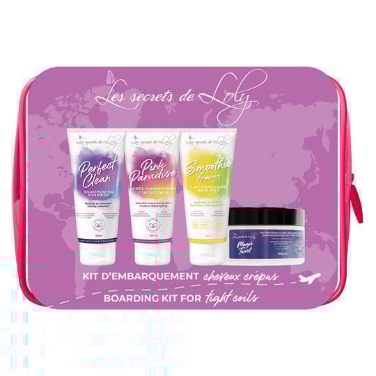 Kit d'embarquement cheveux cr&eacute;pus