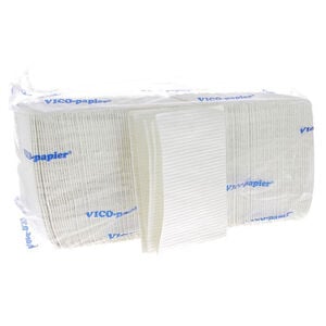 Serviettes jetables blanches lot de 125