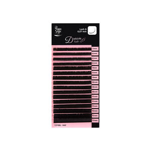 Extension de cils volume russe Courbure Extravagante D 0.07 mm