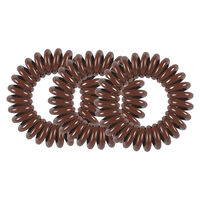 3 Élastiques spirales Original pretzel brown,  3 Élastiques spirales Original pretzel brown