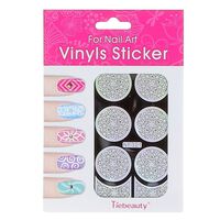 Pochoir vinyl étoile pour ongles,  Pochoir vinyl étoile pour ongles