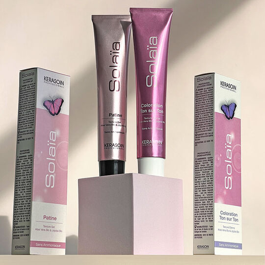 Coloration ton sur ton Sola&iuml;a 7.1 blond cendr&eacute;