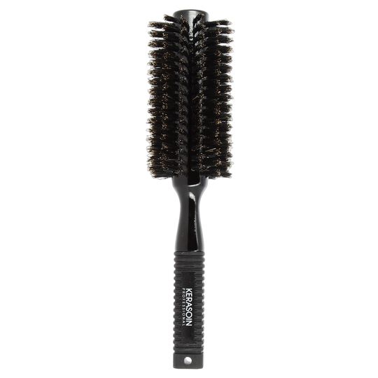 Brosse à brushing noire en poils de sanglier 50mm,  Brosse à brushing noire en poils de sanglier 50mm