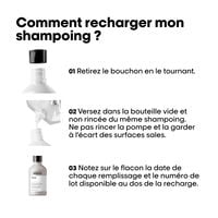 Shampooing d&eacute;jaunissant Silver recharge 500ml