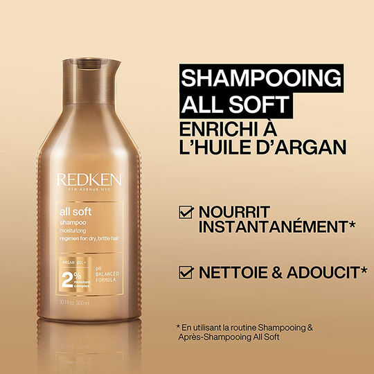 Le rituel hydratant cheveux secs et r&ecirc;ches All Soft