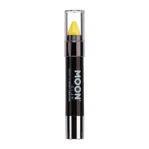 Crayon n&eacute;on corps et visage Moon Glow jaune