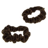 Duo de chouchous brillants dor&eacute;