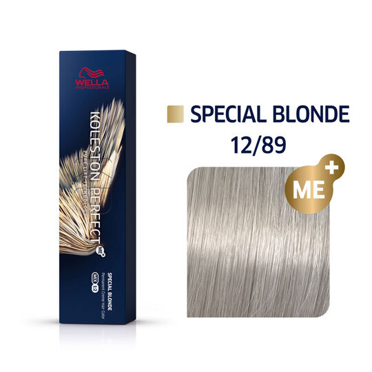 Coloration permanente Koleston Perfect Me+ 12/89 Sp&eacute;cial Blond Perl&eacute; Fum&eacute;