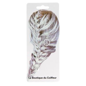 Anneaux métal pour tresses peace,  Anneaux métal pour tresses peace