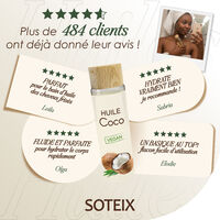 Huile de coco non parfumée