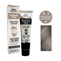 Coloration pour homme cheveux & barbe 7.1 blond clair cendré