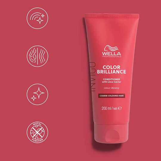 Conditionneur cheveux color&eacute;s et &eacute;pais Invigo Color Brilliance 200ml
