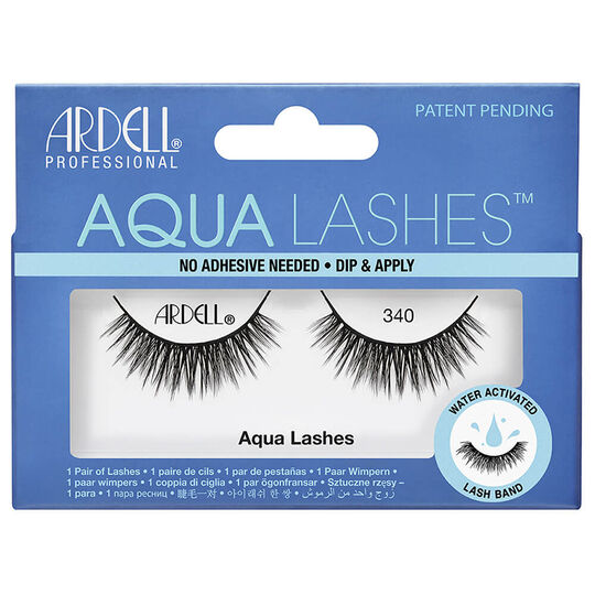 Faux cils Aqua Lashes adh&eacute;sif &agrave; activer avec de l'eau 340