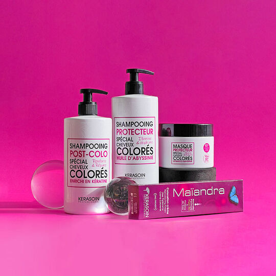 Masque protecteur cheveux color&eacute;s