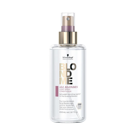 Spray baume l&eacute;ger pour cheveux blonds fins &agrave; normaux Blondme