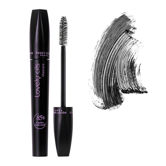 Mascara illusion faux cils Lovely cils noir, &agrave; l'huile de ricin