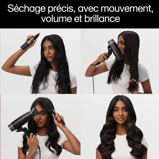 S&egrave;che-cheveux Speed + embout pr&eacute;cis + spray volume