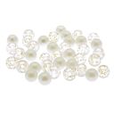 blanches et transparentes &agrave; paillettes dor&eacute;e