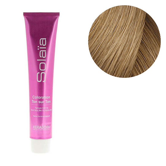 Coloration ton sur ton Sola&iuml;a 9.0 blond tr&egrave;s clair