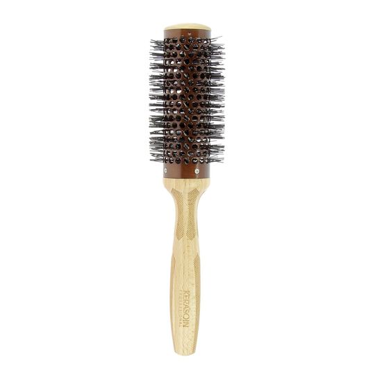 Brosse à brushing céramique et bois 35 mm,  Brosse à brushing céramique et bois 35 mm