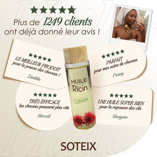Huile de ricin 200ml