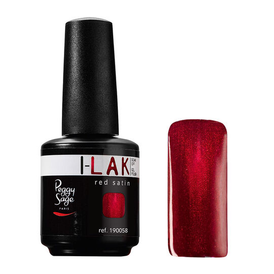 Vernis semi-permanent I-Lak 15 ml red satin