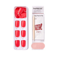 Faux ongles impress color corally crazy,  Faux ongles impress color corally crazy