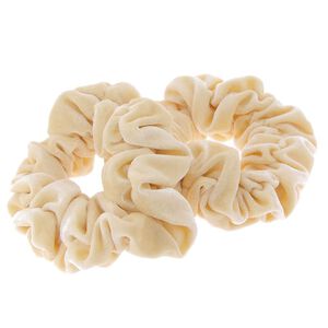 2 Chouchous velours XXL beige,  2 Chouchous velours XXL beige