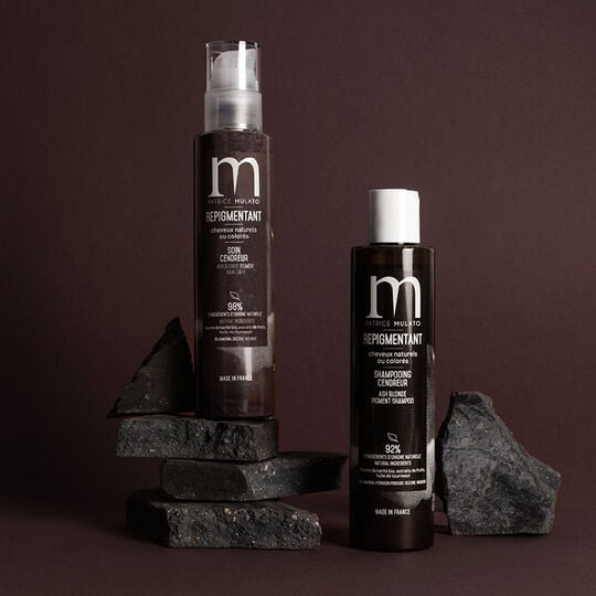 Shampooing repigmentant cheveux naturels ou colorés cendreur