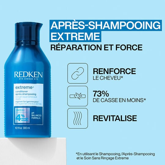 Apr&egrave;s shampooing fortifiant Extreme pour cheveux ab&icirc;m&eacute;s