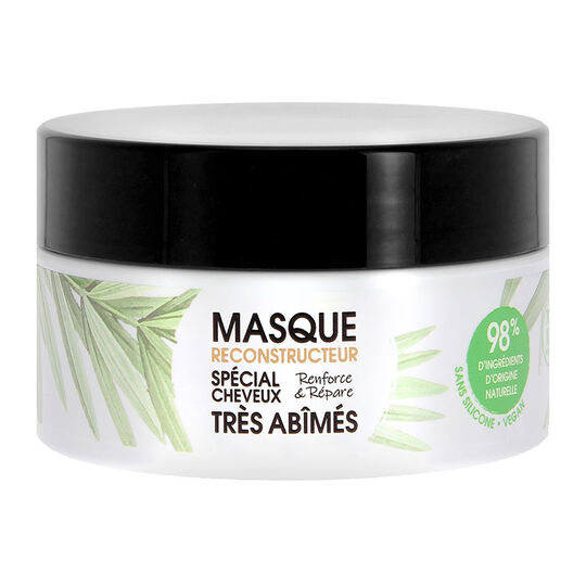 Masque reconstructeur cheveux très abîmés Gamme Nature,  Masque reconstructeur cheveux très abîmés Gamme Nature