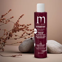 Shampooing repigmentant cheveux naturels ou colorés lie de vin