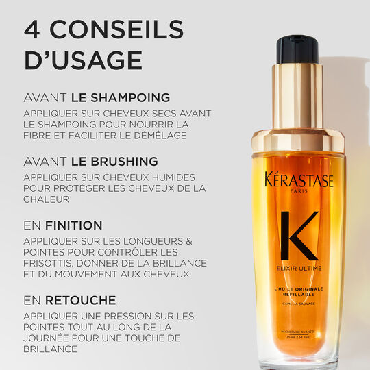 Huile originale Elixir Ultime recharge 75ml