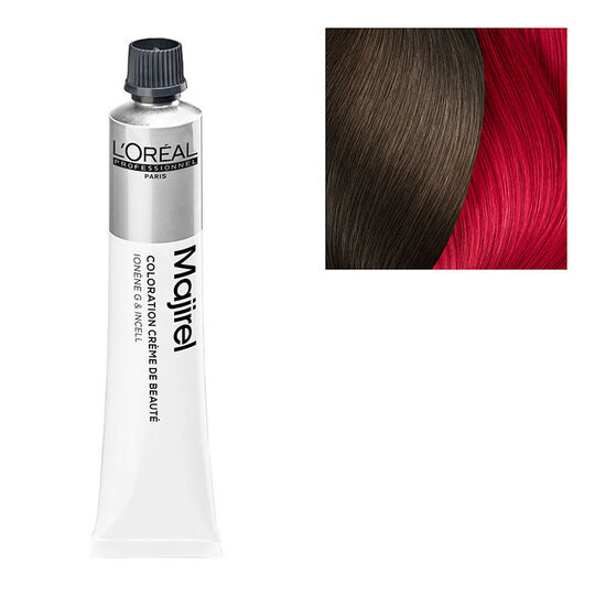 Coloration permanente Majirel Majicontrast rouge magenta
