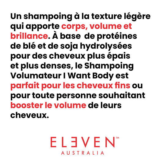 Routine volumatrice I Want Body
