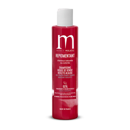 Shampooing repigmentant rouge de Venise