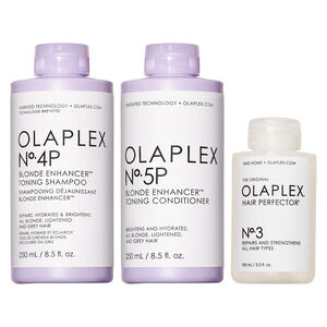 Routine cheveux blonds