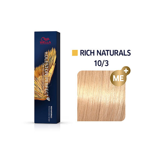 Coloration permanente Koleston Perfect Me+ 10/3 blond très très clair doré