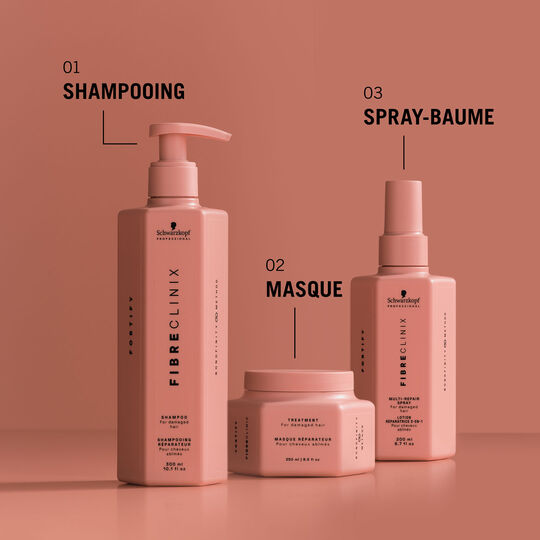 Spray r&eacute;parateur 3-en-1 Fibre Clinix