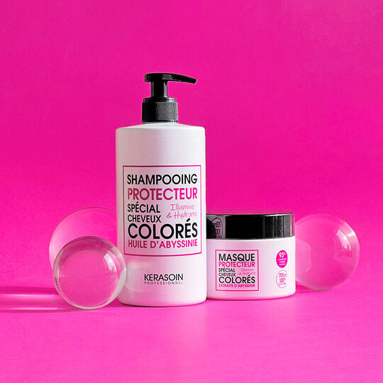 Masque protecteur cheveux color&eacute;s