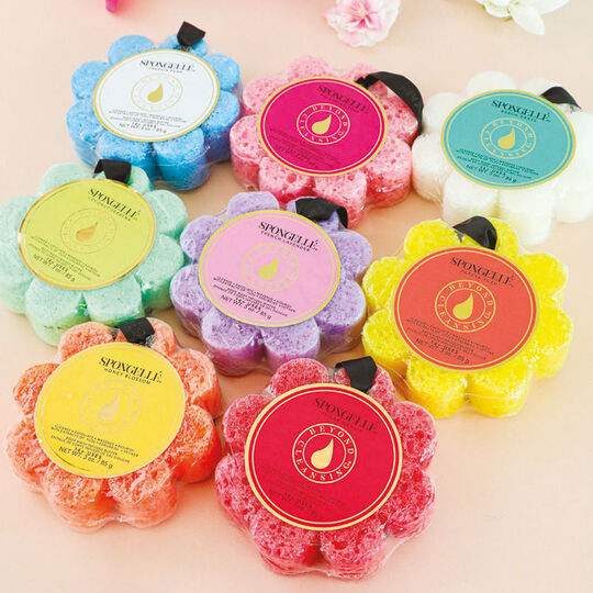 Éponge de bain infusée herbe de plage,  Éponge de bain infusée herbe de plage